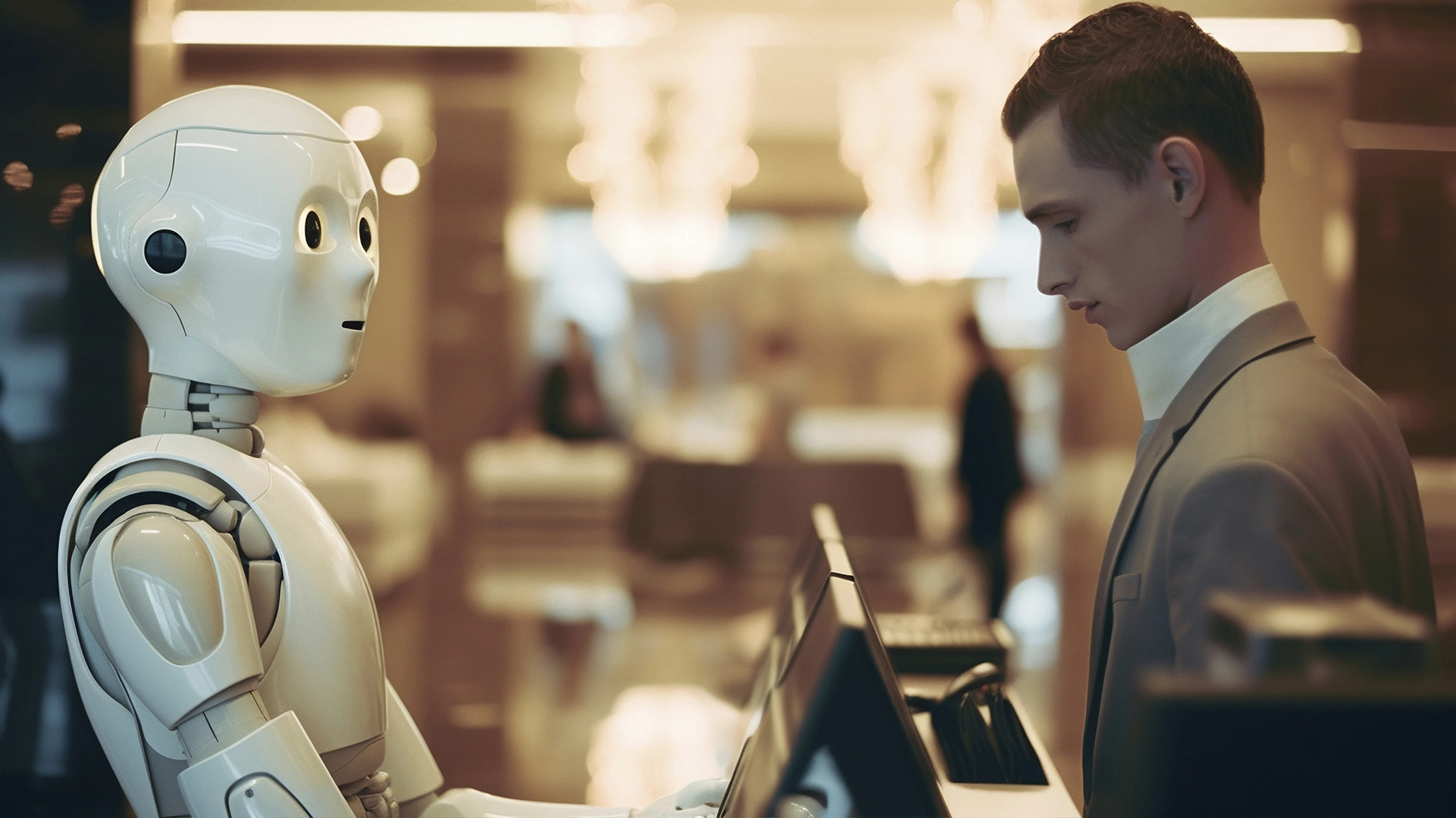 Los Robots con Aspecto Humano Afectan Negativamente Cómo los Consumidores Tratan a los Empleados Reales